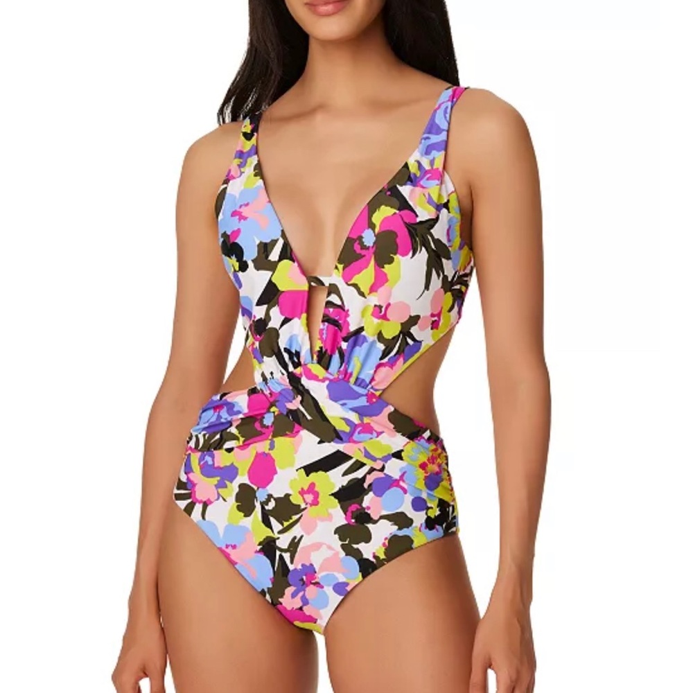Bar‎ lll Paradise Garden One Piece Swimsuit